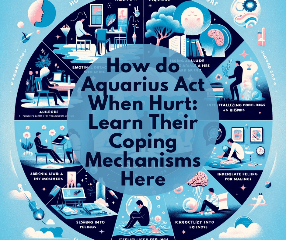 How do Aquarius act when hurt? How to tell and what to do?