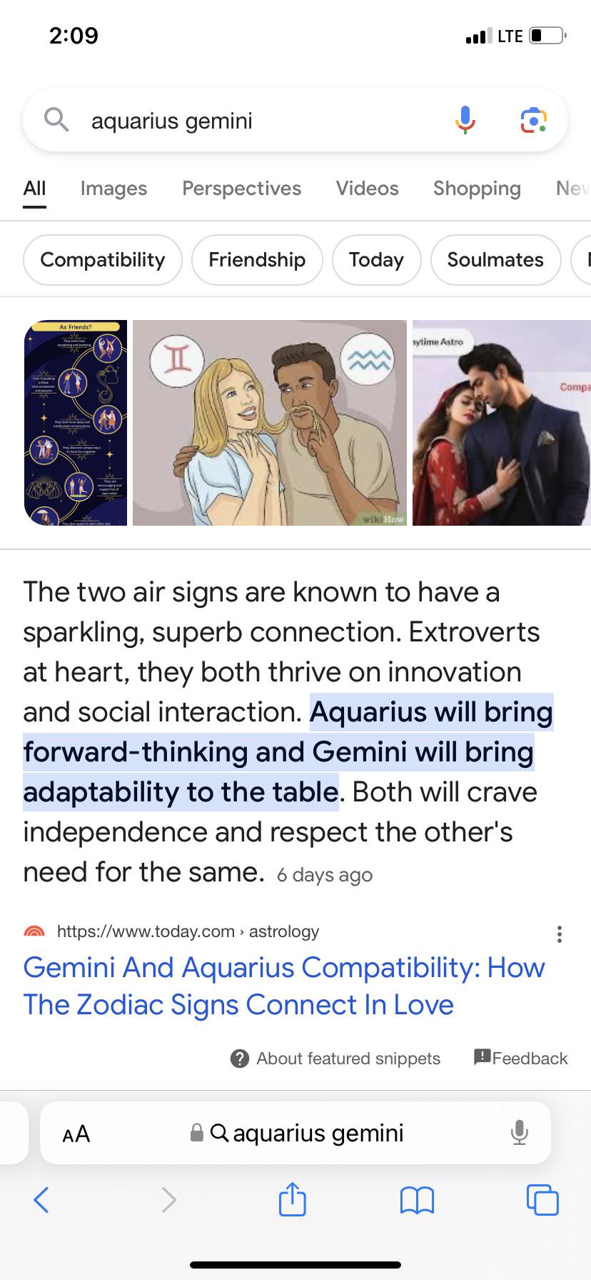 Gemini and Aquarius:  Do They Get Along as Friends or Lovers?