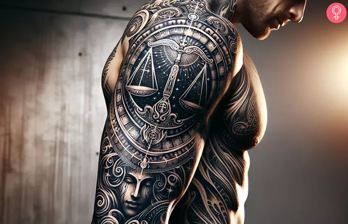 Looking for Libra Tattoos for Guys? Here are Some Great Options