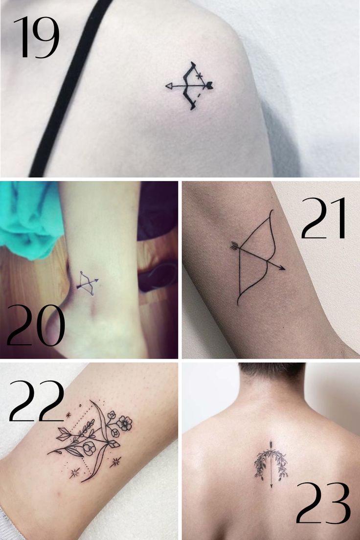 Sagittarius Tattoo Small & Cute: Get Inspired with these Mini Designs!