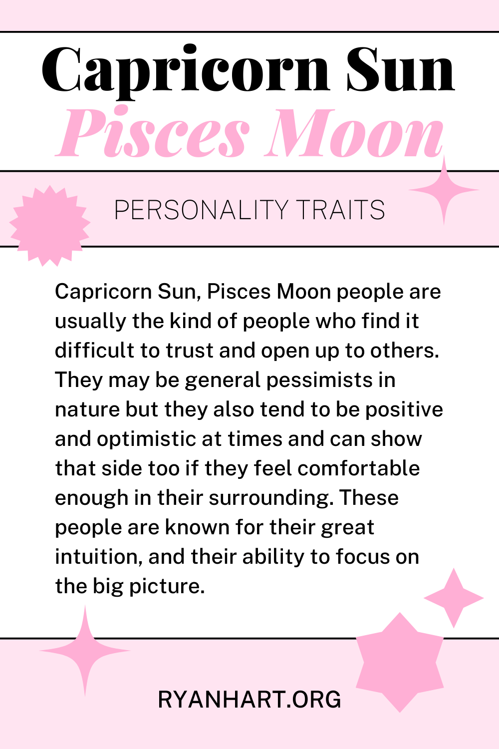 Capricorn Sun Pisces Moon: Understanding Your Unique Personality Traits