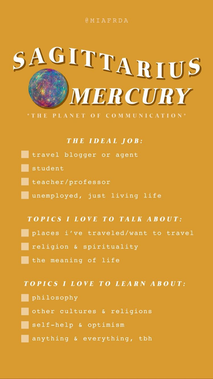 Born with Sagittarius Mercury? Understand Your Strengths!