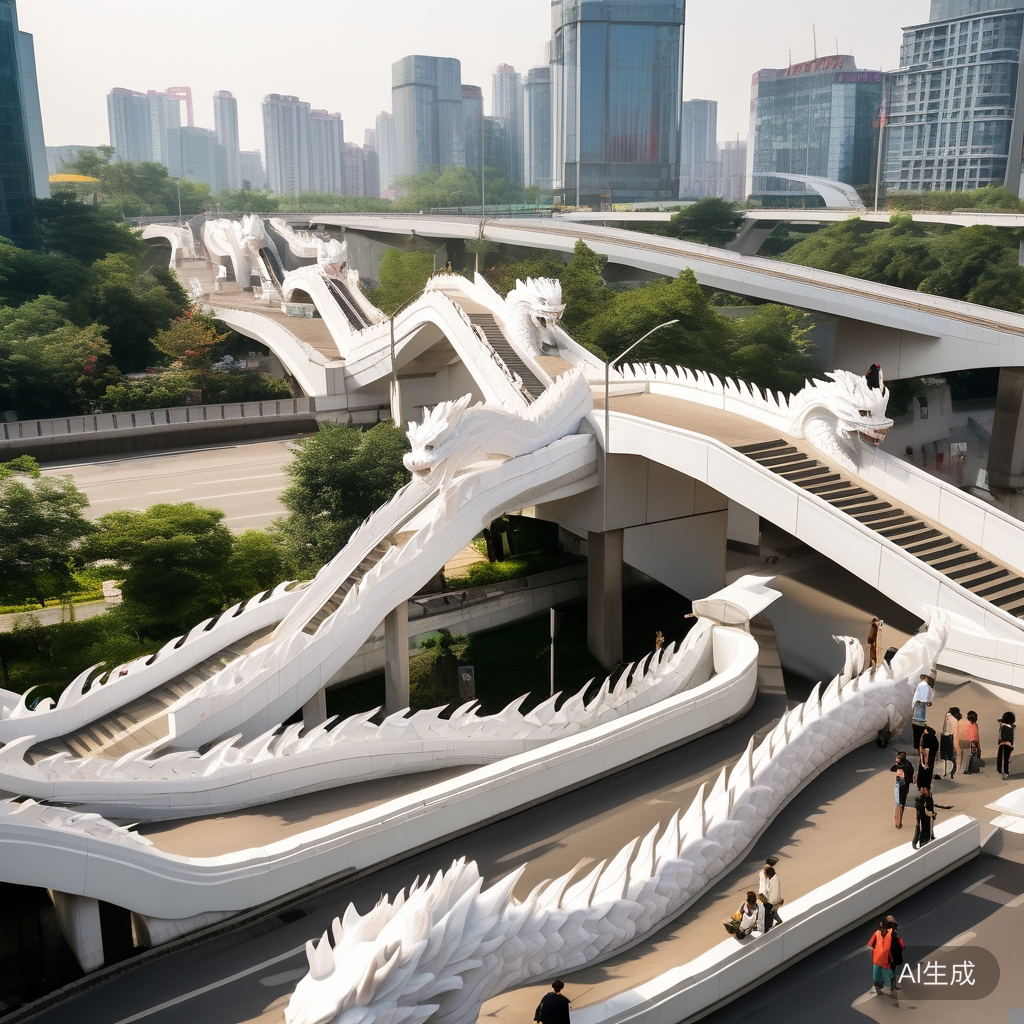 Exploring Lushan's Dragon： New Pair of Dragon-Shaped Overpasses Unveiled